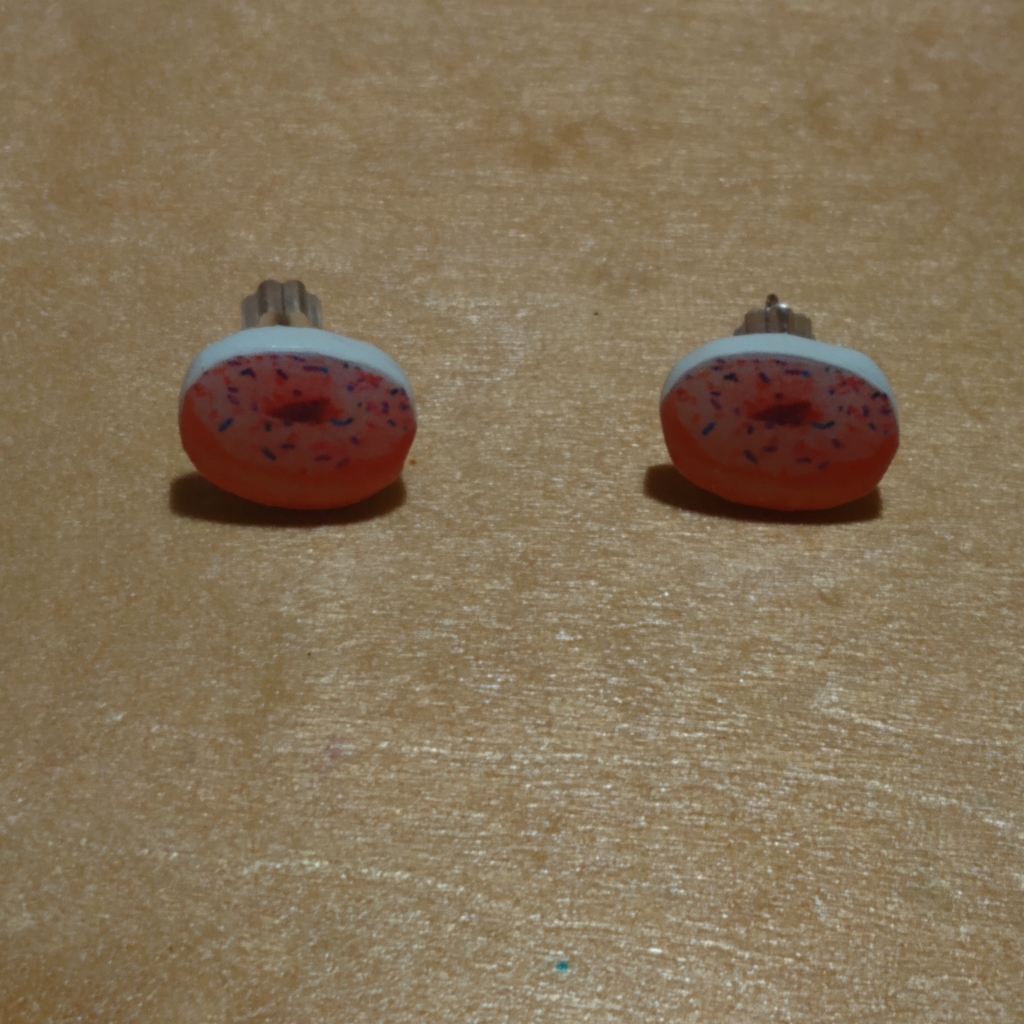 Donut Stud Earrings